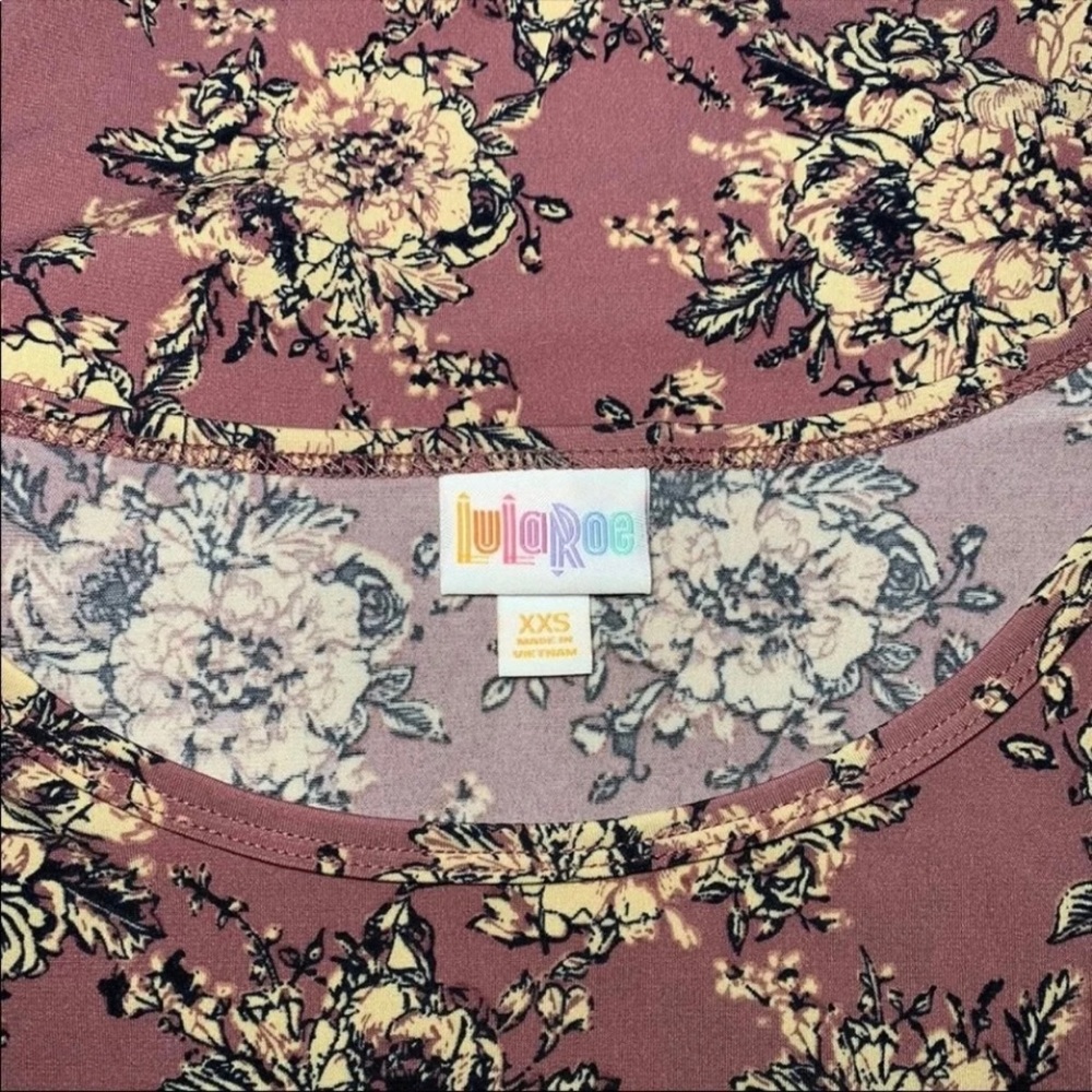 NEW LuLaRoe Blush Floral Print Top